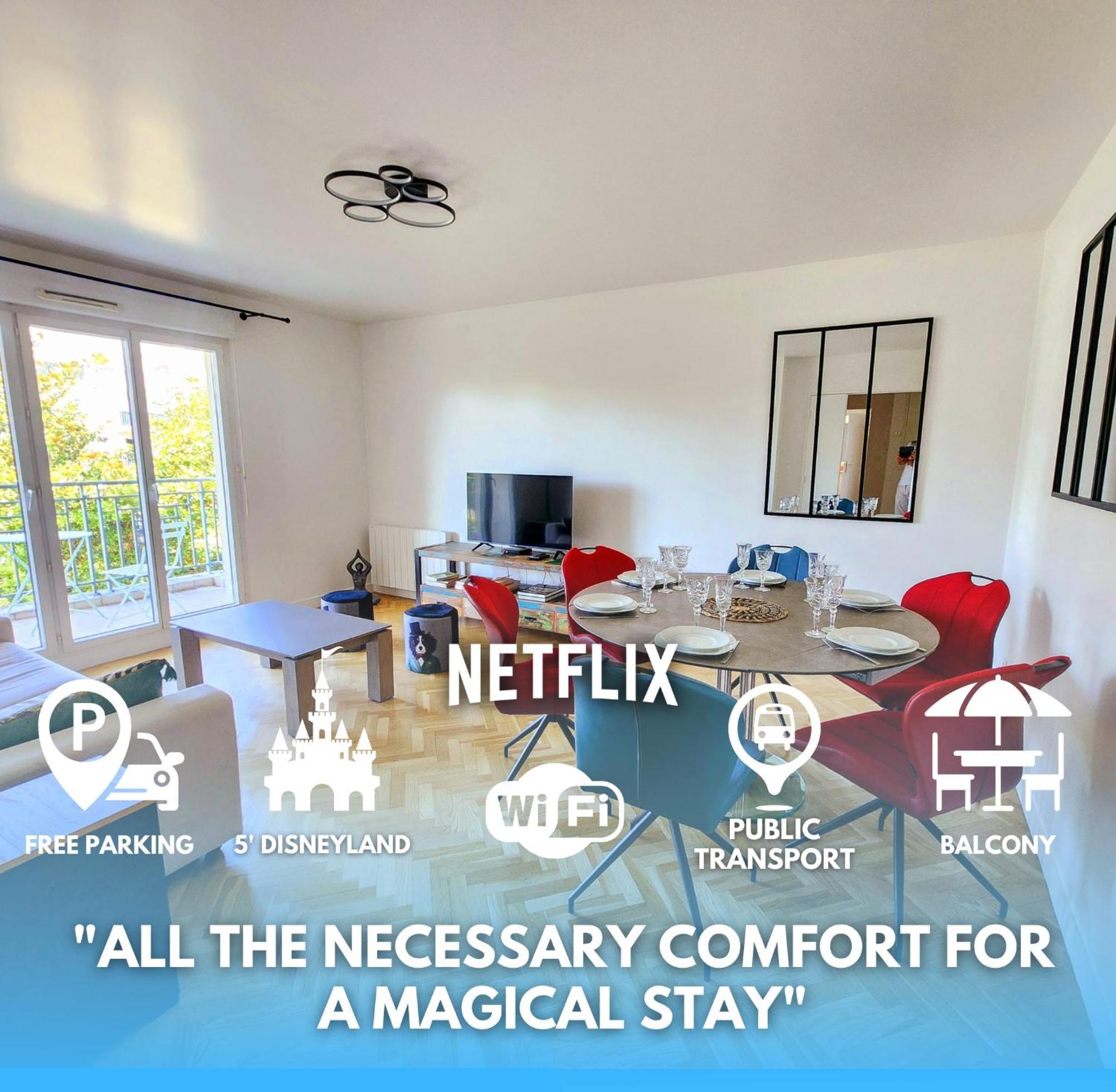 5' Disneyland Cozy Appartment Montévrain Zewnętrze zdjęcie